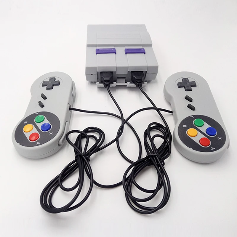 Новая супер мини Встроенная 400 игровая консоль система с геймпадами для SNES ТВ видео игр консолей AV/HDMI выход