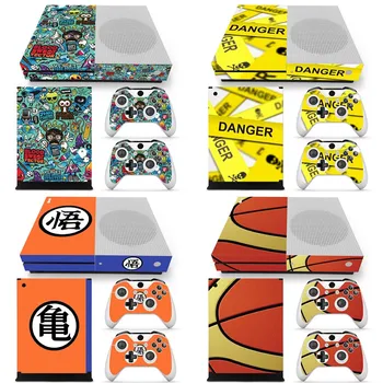 

Color skin sticker for XBOX One S Console Cover+2 Controller Skin-Sexy American Girl