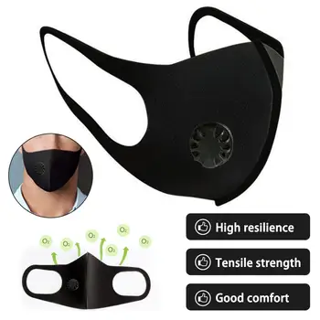 

PM2.5 Single and Double Air Valve Reusable Anti-flu Dust Allergy Mask Breathable and Comfortable Filter Replacement Gasket