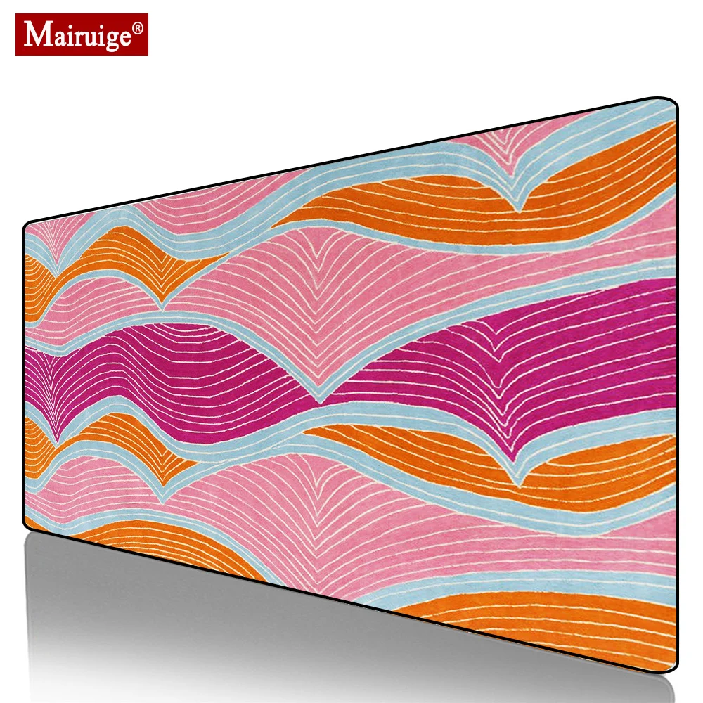 

Painted Line Persian Rug Home Decoration Mouse Pad XXL Gamer Desk Mat Large Keyboard Pad Gaming MousePad for Laptop Table Pads