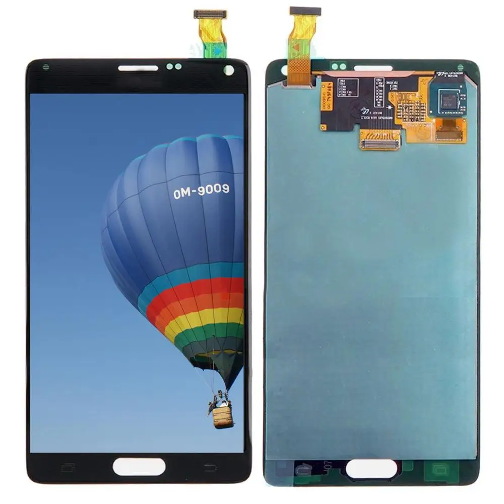 

Burn Shadow AMOLED 5.7'' LCD For SAMSUNG GALAXY Note 4 N910A N910F LCD Display Touch Screen Assembly Digitizer