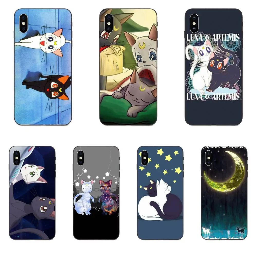 

Sailor Moon Luna And Arthemis Cats For Galaxy C5 C7 J1 J2 J3 J330 J5 J6 J7 J730 M20 M30 Ace Core Max Mini Plus Prime Pro
