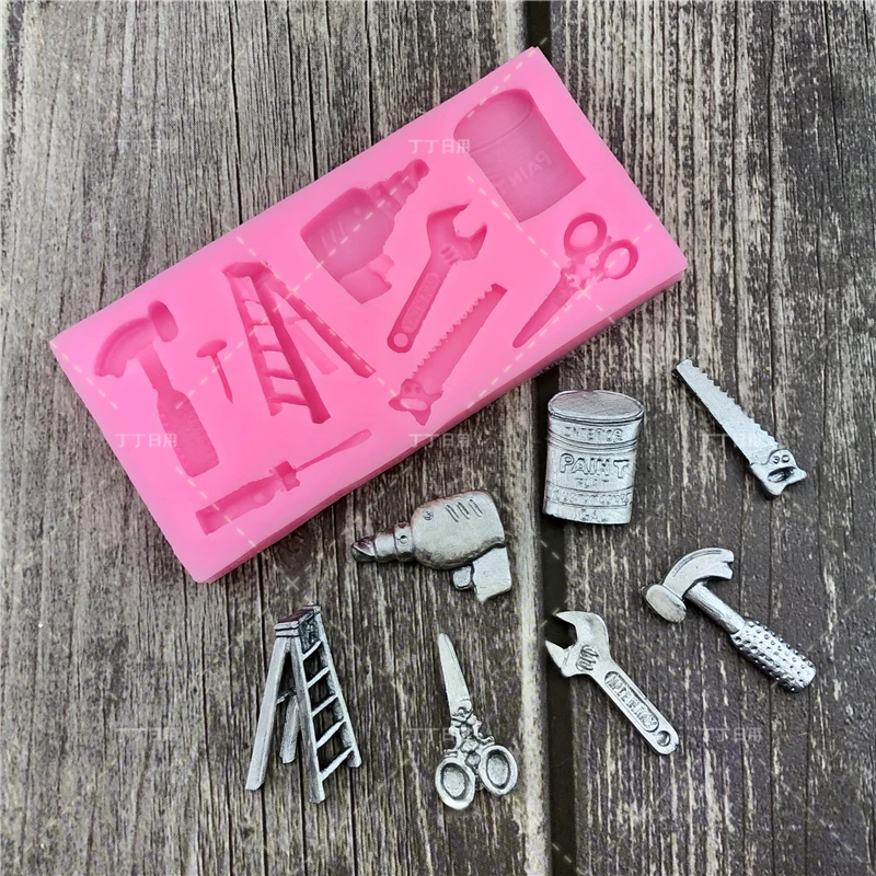 

Household Tools shape Silicone Fondant Cake Mold Candy Chocolate Decoration Sugarcraft Kitchen Accessories Tool Baking Moulds