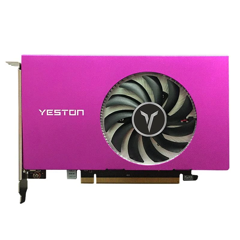 Yeston Display Card RX550-4G 4HDMI-Compatible 4-Screen Support Split Screen 10bit Color Depth HDR 4G/128bit/GDDR5 For DirectX 12