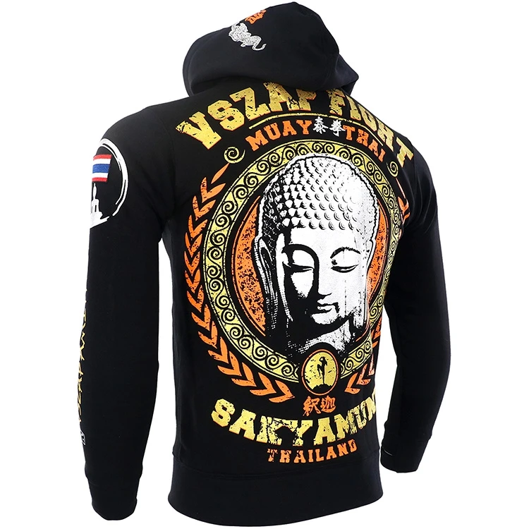 VSZAP Толстовка MMA Муай Тай Тигр борцовские толстовки флисовая куртка Мужские толстовки бег тренажерный зал бокс боевые декоративное покрытие Толстовка
