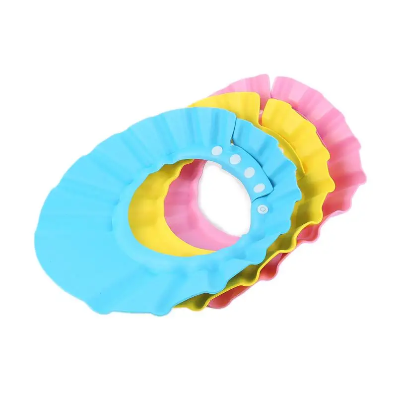 Baby Shampoo Waterproof Shield Shower Bath Kids Child Care Adjustable Soft Hat Cap Wash Hair Ear Protection Eye Children Infant