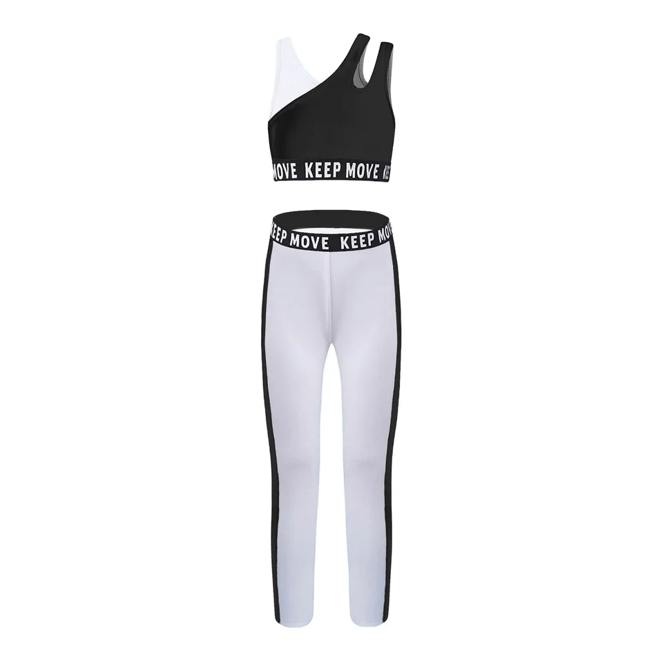 Dames Sportkleding Wear/Vest en Crop Top & Leggings (2-delige set Top & Leggings) Stretch-Fit Yoga Gym Wear Set Dames Sportkleding Wear/Vest en Crop Top & Leggings (2-delige set Top & Leggings) Stretch-Fit Yoga Gym Wear Set
