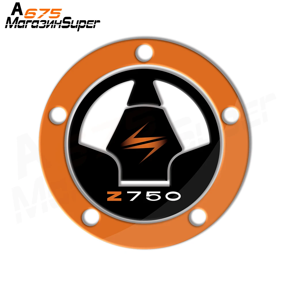Подходит для Kawasaki Z750 Z 750 Мотоцикл Танк Pad газа кепки стикеры Наклейка защитная крышка 2 цвета