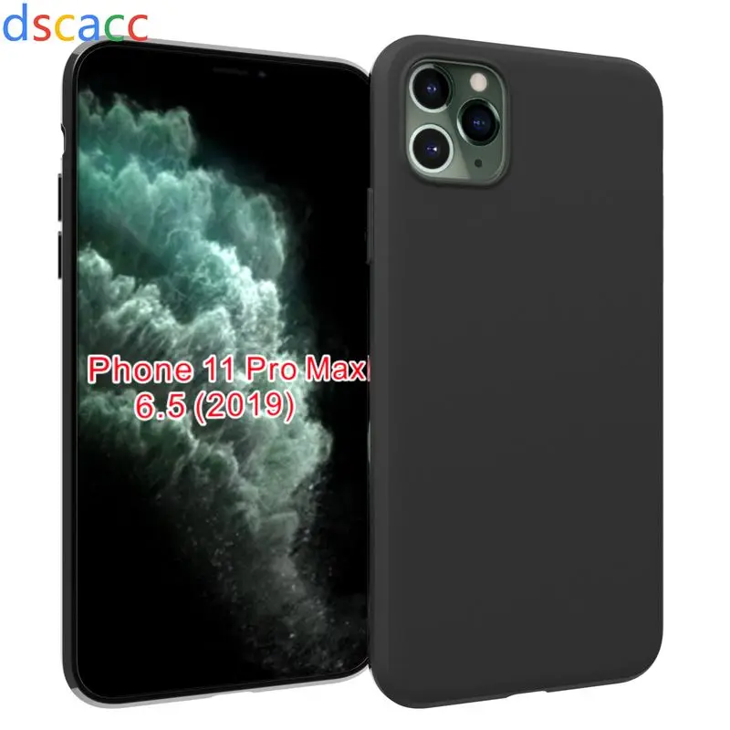 DSCACC матовый чехол из ТПУ чехол Защитный чехол для телефона для iPhone 11 6,1 11Pro 5,8 11 Pro Max 6,5 X XS MAX XR 8 7 6 5 100 шт
