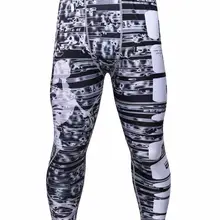 Красный Плюм мужские спортивные колготки для фитнеса Компрессионные Леггинсы для пробежки тренировочные брюки для спортзала мужские Леггинсы Мужская спортивная одежда