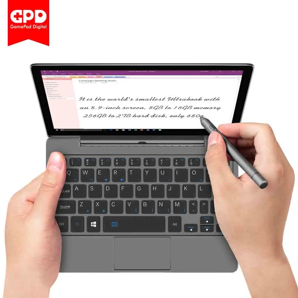 GPD P2 MAX 8 9 дюймов Мини ноутбук планшет Windows 10 16G/512G 8G/256G 2 4G и 5G Wi Fi BT 4 сенсорный
