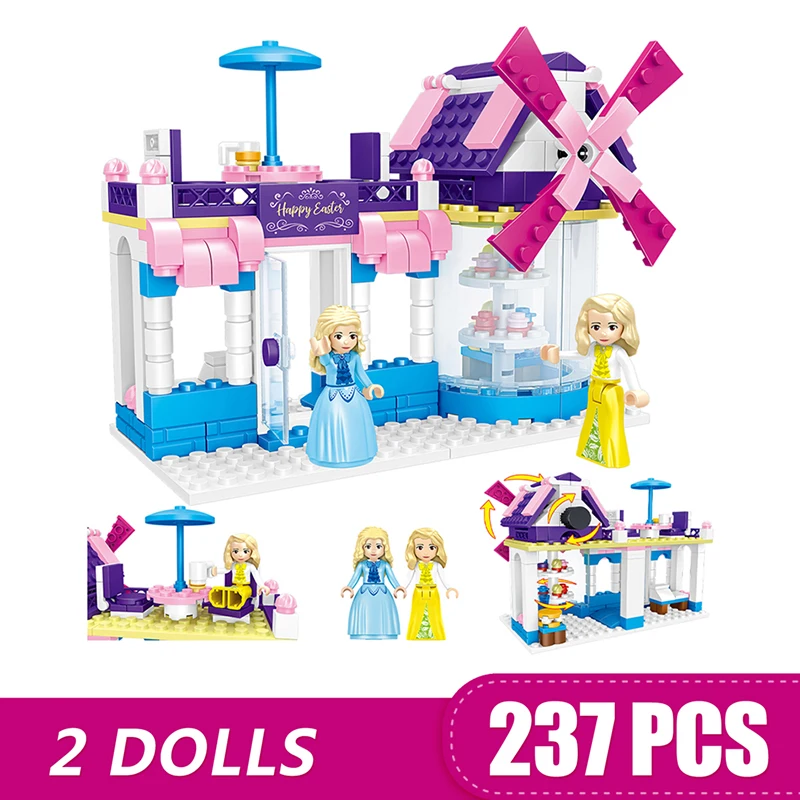 Building Blocks Bricks Set Compatible Friends Windmill Dessert House Toys for girls boys children Model Gift DIY | Игрушки и хобби