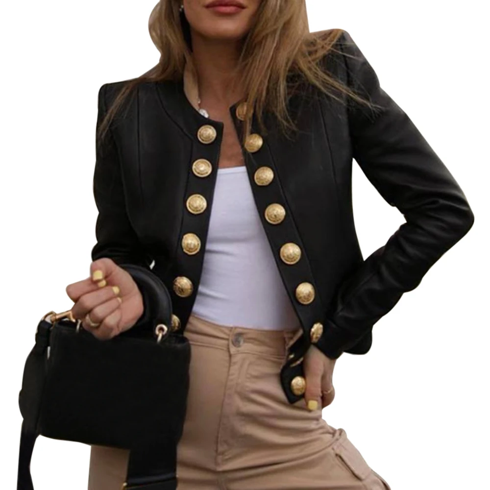 

LOOZYKIT 2019 Fashion Jackets Women Business Style Coat Casual Double-breasted Buttons Open Front Blazer Femme Suit Streetwear