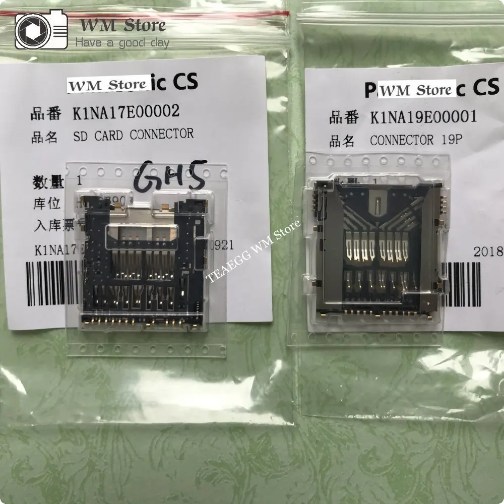 

NEW SD Memory Card Slot Assembly For Panasonic GH5 GH5S Repair Part