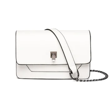 

Solid color small bag for women 2020 new fashion Korean style chain fashion simple one shoulder crossbody bag