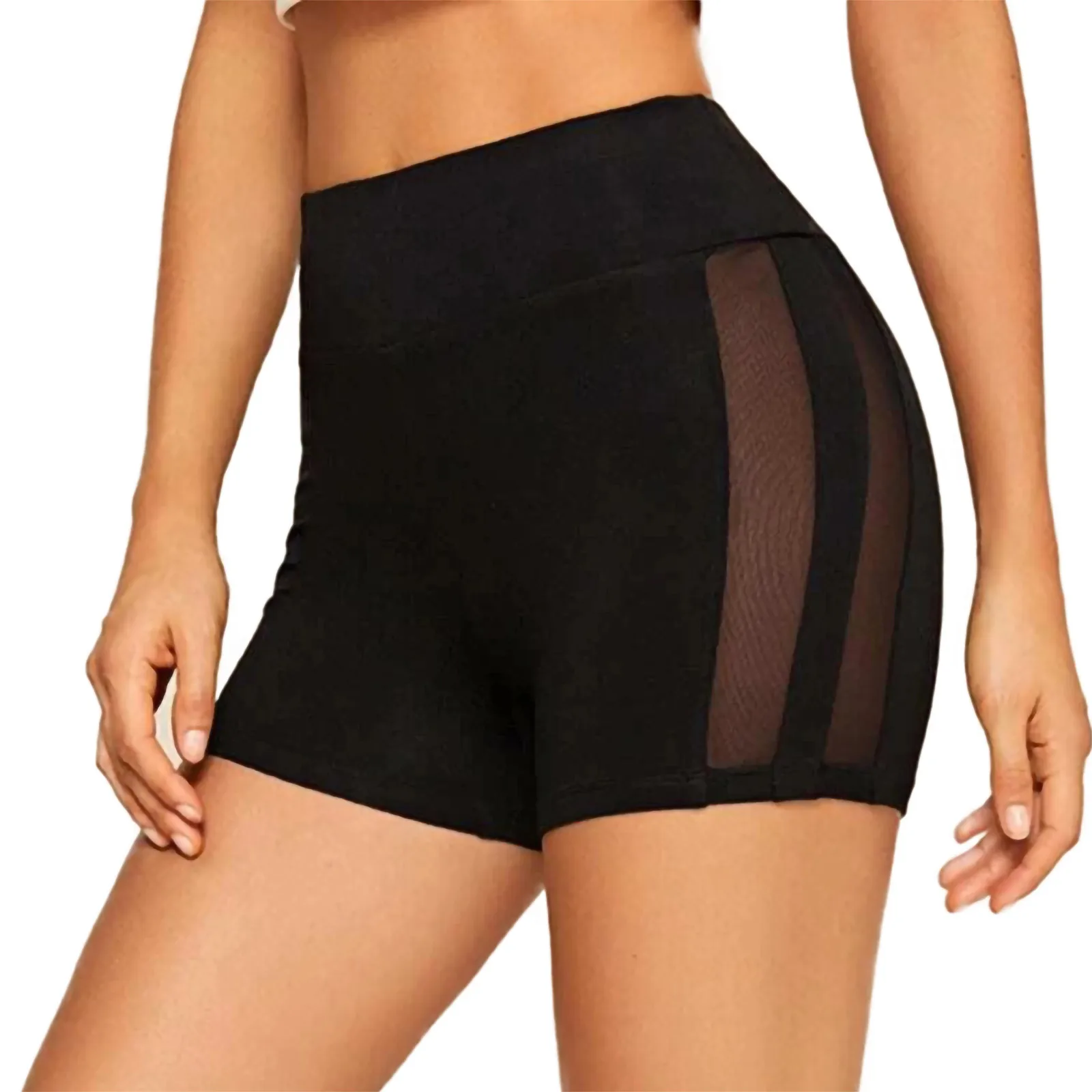 Yoga Stretch Side Running Shorts Double Loungewear Sports Women's