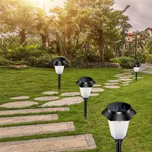 4 шт./лот светодиодный светильник на солнечной батарее 22 светодиодный мерцающий огонь наружный Солнечный IP65 Водонепроницаемый чехол лампа садовый пейзаж лужайка лампа