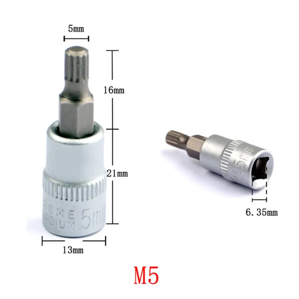 8pcs1/4 3/8 1/2" Torx Bit Socekt Set 12 Point Adapter Key Bits Universal Iron Card Slot Ratchet Socket Wrench Power Tool plane tool