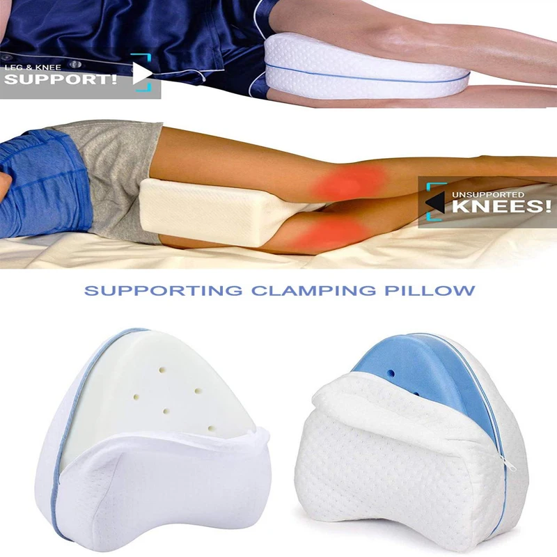 

Memory Cotton Knee Wedge Leg Pillow For Sleeping Orthopedic Sciatica Back Hip Joint Pain Relief Thigh Leg Pad Support Cushion