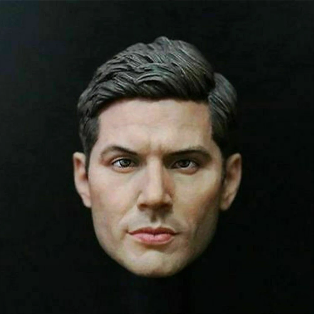 1/6 Дин Винчестер Jensen Ackles Мужская голова резьба Лепка модель фигурки кино для 12