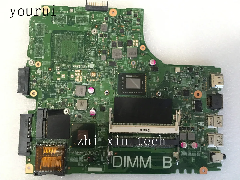 Yourui-placa-mãe para Laptop Dell 14r 3421 122041 Pwb: 5j8y4 Rev: A00 com I33217u Cpu Totalmente Testado
