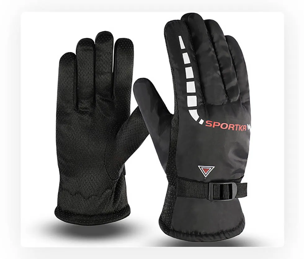 Calymel зимние Утепленные согревающие перчатки для мужчин и женщин, лыжные уличные спортивные ветрозащитные теплые перчатки для верховой езды
