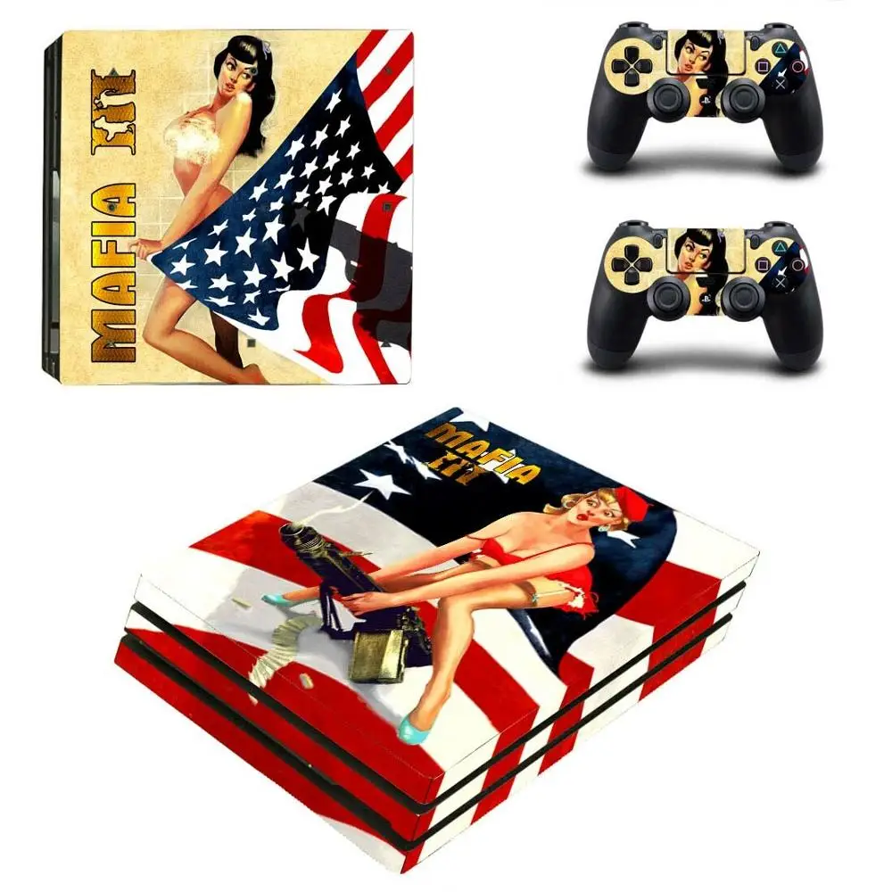 Mafia III PS4 Pro sticker s PS 4 Play station стикер кожи Pegatinas для playstation консоль и контроллер |