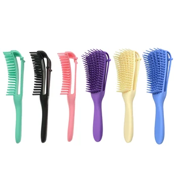 

3pcs Detangling Brush Comb Set Stainless Steel Handle Hair Comb for Curly Hair Dry and Wet Hair Scalp Massager Shampoo Brush