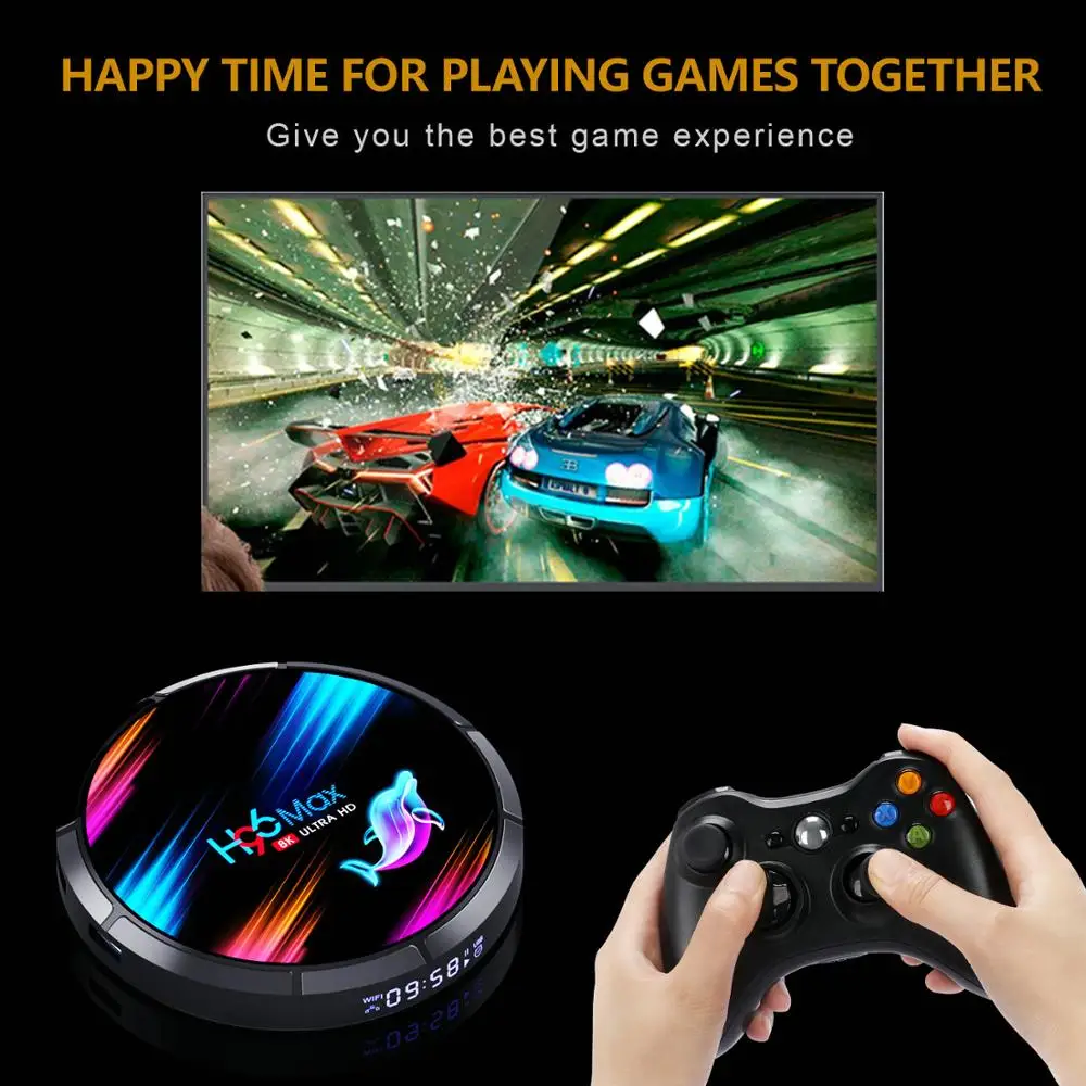 H96 MAX X3 Android 9,0 Smart tv Box 128GB опционально Беспроводная IP tv Box 4K USB телеприставка WiFi 5G для Netflix Youtube Google Play