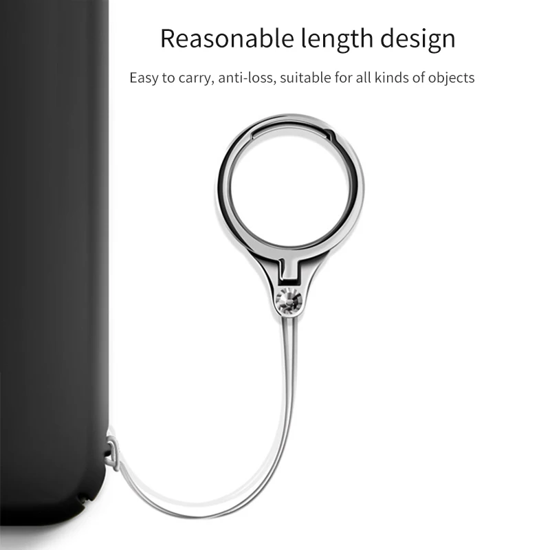 2 в 1, универсальный держатель для телефона Xiaomi, для Iphone 11, кольцо-держатель для телефона, ремешок, пряжка для пальца, металлический ремешок для мобильного телефона, подставка