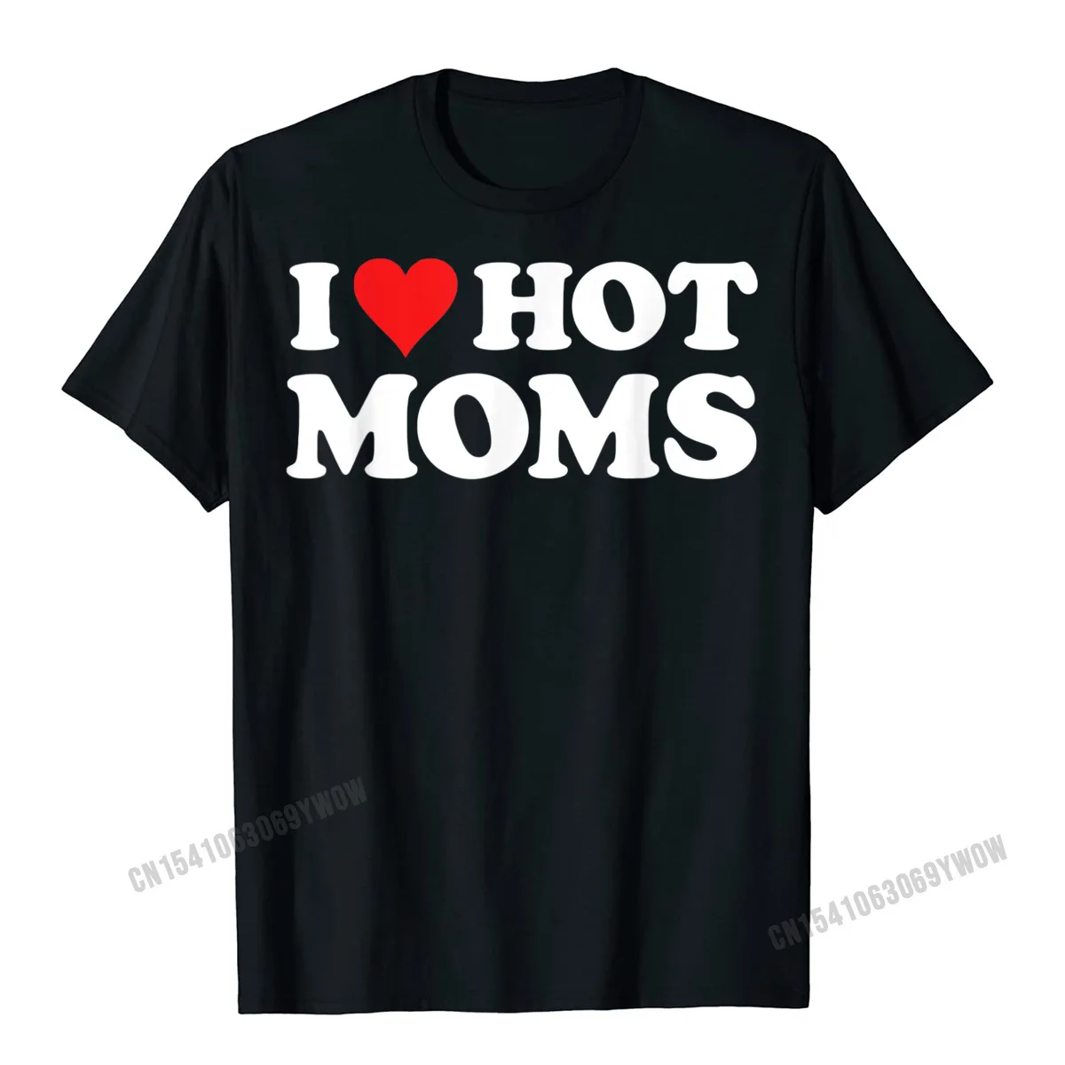 Футболка мужская с надписью I Love Hot Mommy | Мужская одежда
