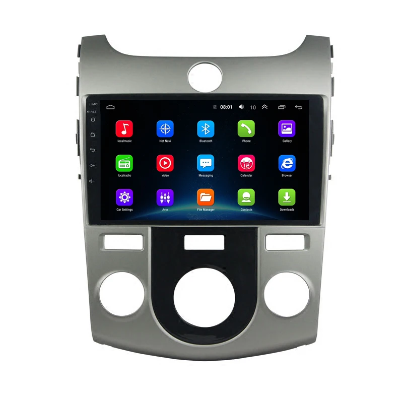 Clearance 9" 2.5D IPS Android 9.1 Car DVD Multimedia Player GPS for KIA Forte Cerato 2008 09 2010-2012 car radio DSP32EQ stereo navigation 16