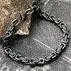 Stainless Steel Vintage Bracelet Men Black Cuban Chain Retro Wristband Male Fashion Jewelry Christmas Gift Wholesale Accessories ► Photo 1/6