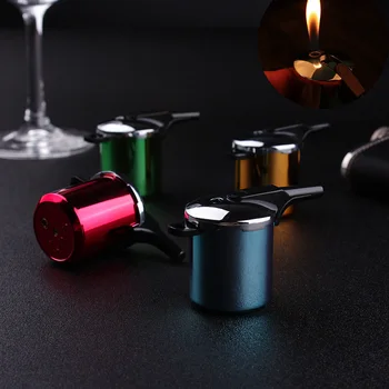 

Creative Lighters Pressure Cooker Shape Mini Lighter Gas Refillable Kitchen Restaurant Portable Accessories Decorations