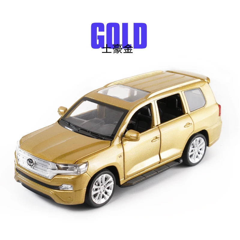 gold Modeling of Landeku Luze SUV Alloy Off-road Vehicle - Цвет: gold