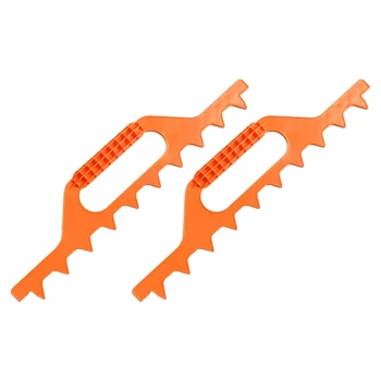 

2Pc Frame Hive Spacer Bee Hive Frame Spcing Tool Beekeeping Equipment Plastic Apiculture Accessories Orange
