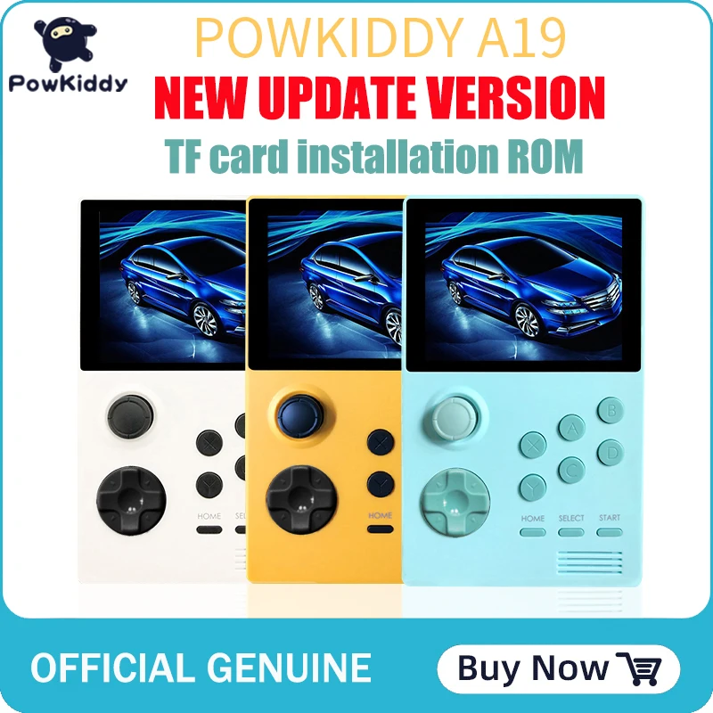 

POWKIDDY A19 Pandora's Box Android supretro handheld game console IPS screen built-in 3000+games 30 3D games WiFi download