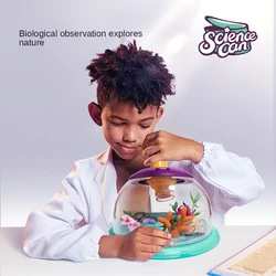 Homeschool inseto caixa de observação ciência comida enlatada elton multifuncional brinquedo balde biológico experimental das crianças