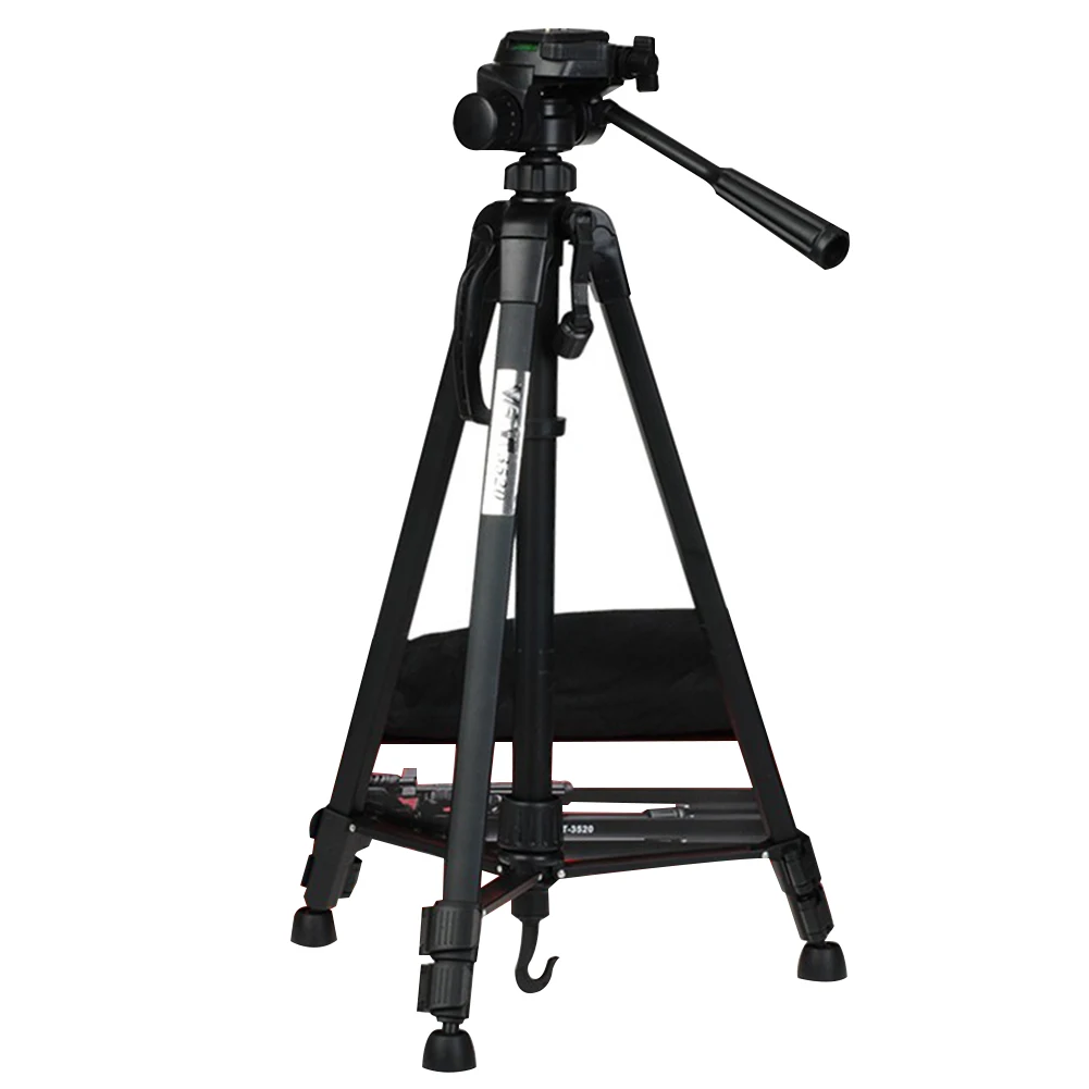 

WT3520 Lightweight Foldable Tripod Stand Retractable Outdoor Travel Aluminum Alloy Handle Portable Stable Camera Video Rotatable