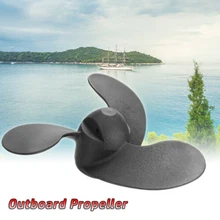 Hélice hors bord noire en Nylon pour Tohatsu 3,5hp/Nissan 2.5 / Mercury 3,5hp, remplace les pièces de bateau durables de haute qualité, 1 pièce
