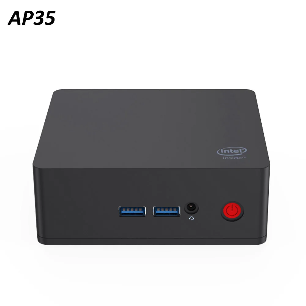 AP35 Intel J3355 windows10 ubuntu мини ПК LPDDR4 4G 64GB EMMC Беспроводная LAN 802.11b/g/n/ac Bluetooth 1000M HDMI1.4b мультимедиа