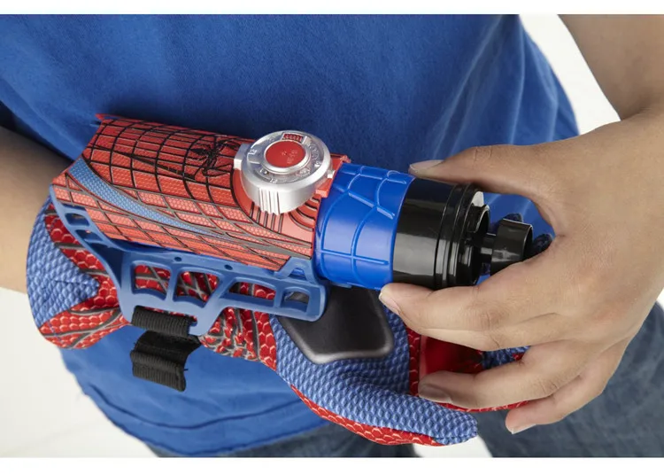 Косплей Человек-паук Мега бластер с перчатками пусковые установки ПВХ фигурка Коллекция Модель игрушки(не Spidey Shot веб-жидкость без коробки