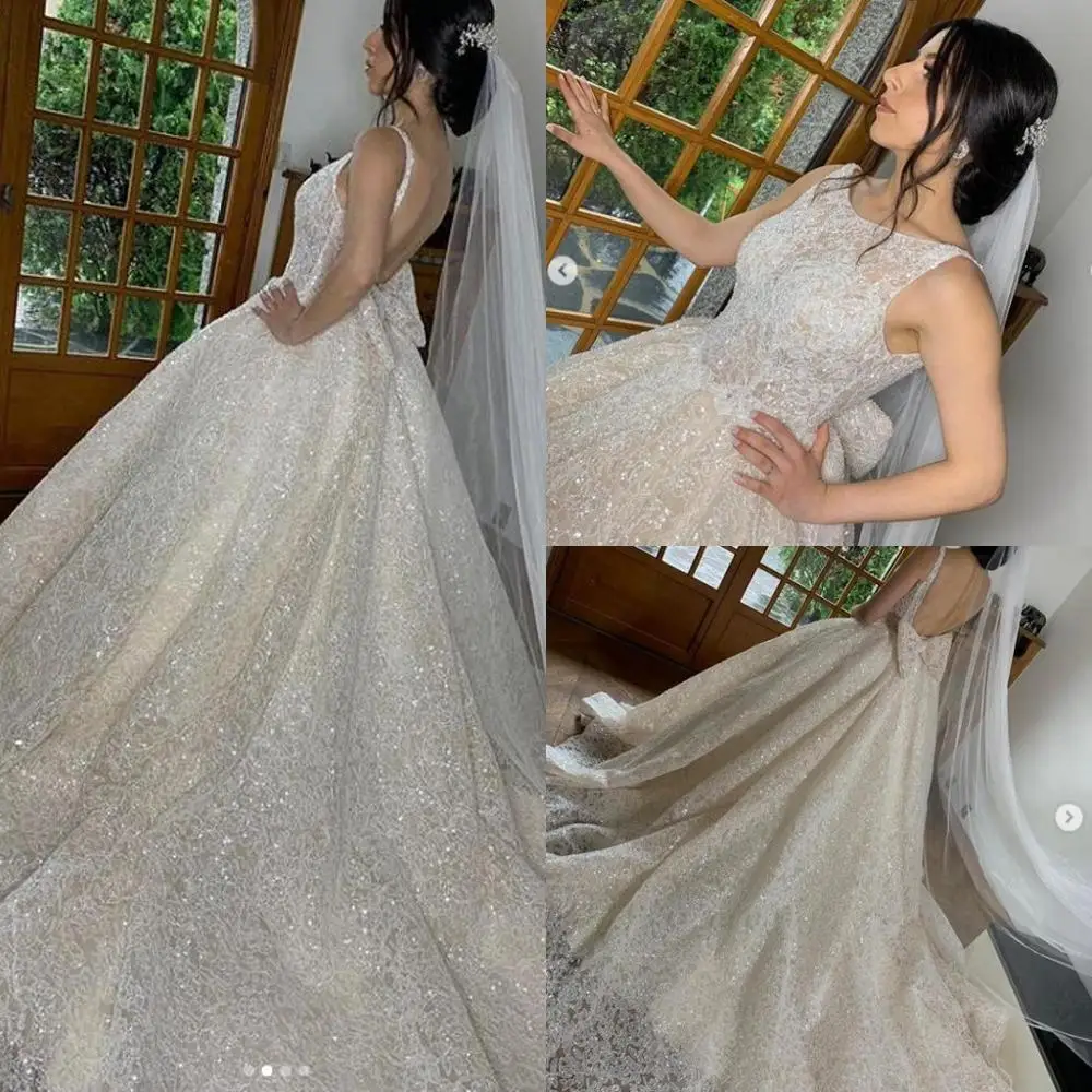 Дубай Свадебные платья robe de mariee vestido de noiva casamento Саудовская Арабская свадебное платье с хвостом и бантом gelinlik