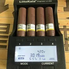 LiitoKala Lii-HG2 18650 18650 3000mah перезаряжаемый аккумулятор для электронных сигарет высокой мощности разряда, 30A большой ток