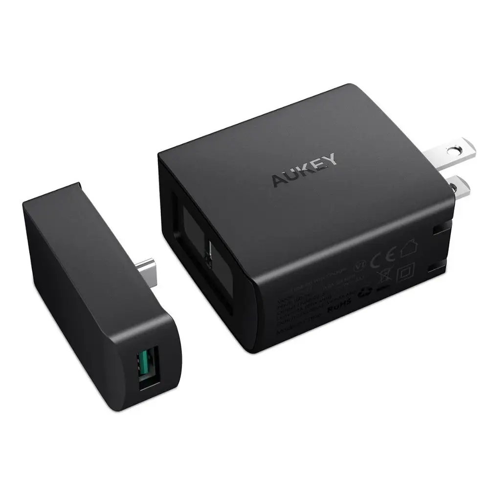 Aukey Pd Veloce Caricatore Del Telefono Presa 29W Pd 2.0 Usb Pd Tipo C + 3A Usb Veloce Di Ricarica A Parete Presa Di Ricarica Spina Degli Stati Uniti 