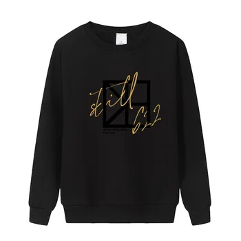 

New arrival cnblue yong hwa still 622 concert same printing o neck thin sweatshirt kpop unisex pullover loose hoodies