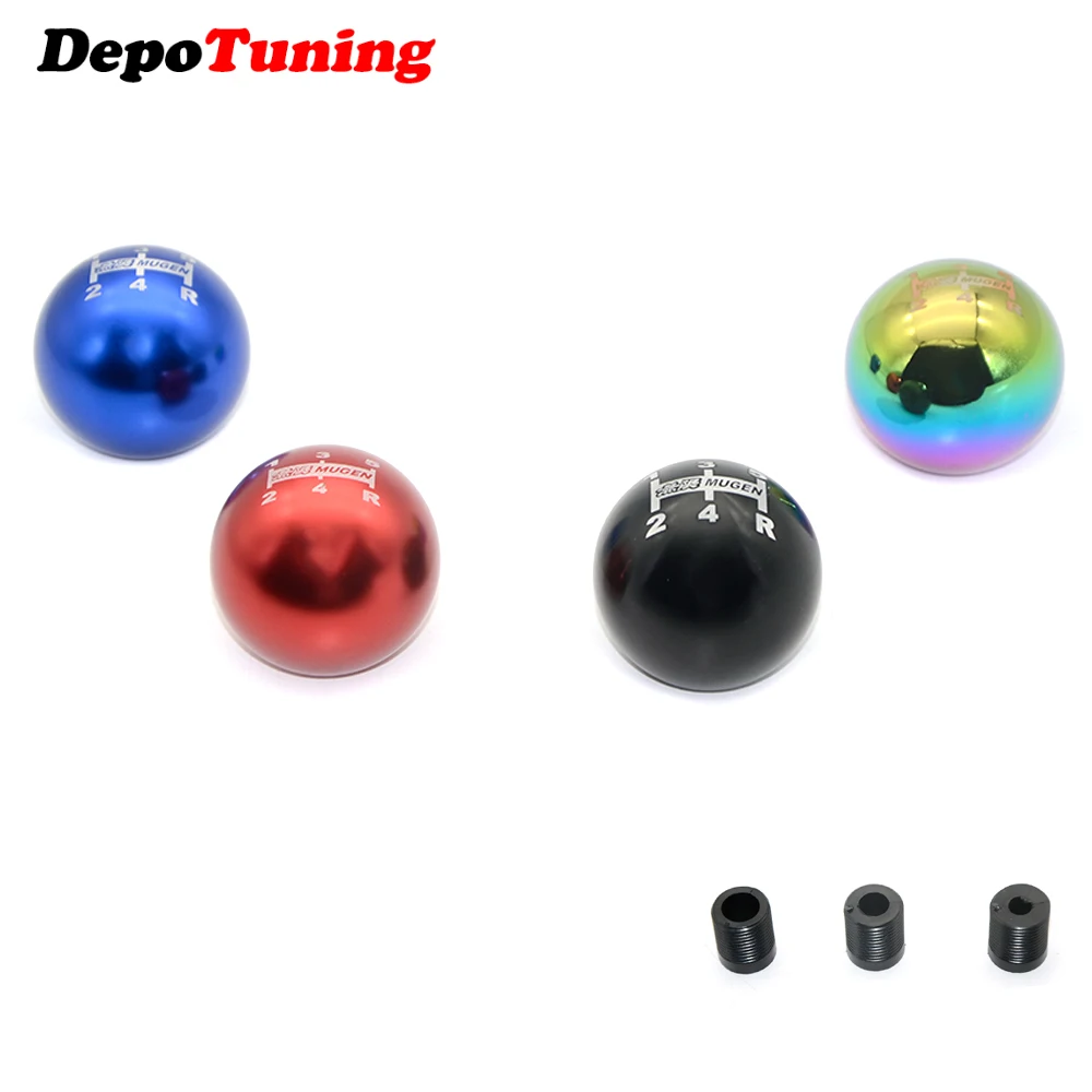 

DepoTuning Mugen 4 Colors 5 Speed Universal Manual Automatic Spherical Shape Gear Shift Knob For Honda Acura/TOYOTA/MAZDA