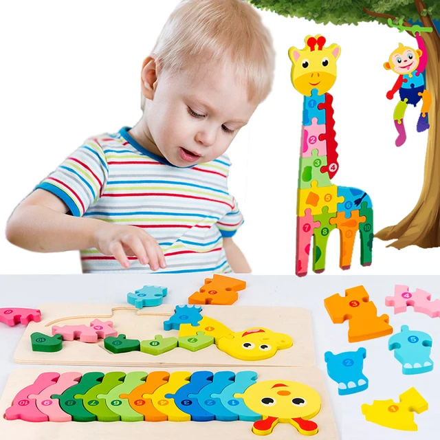 Quebra-cabeças para crianças de 2 anos,Quebra-cabeças em forma de bebê  infantil - Quebra-cabeças de desenho animado/tema de animais para crianças,  brinquedos montessori para bebês : : Brinquedos e Jogos