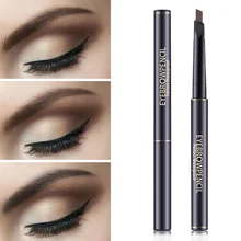2 в 1, двойная водостойкая жидкая подводка для глаз, подводка для бровей, карандаш для бровей, макияж, косметические инструменты, новинка