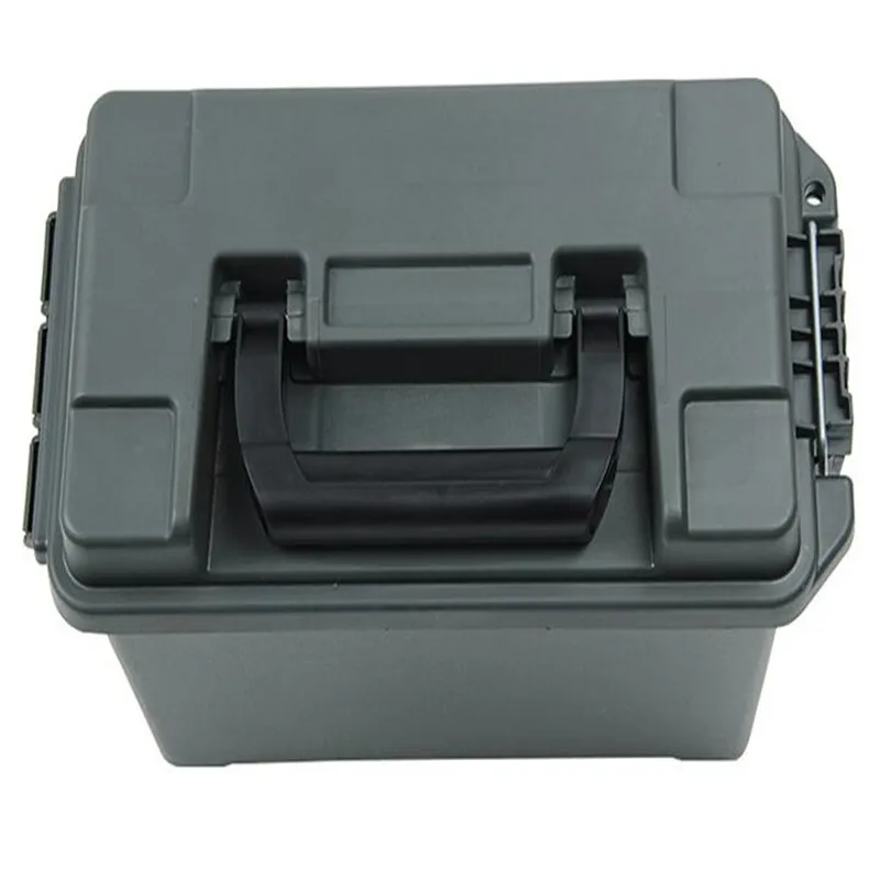 portable Plastic Ammo Box Military Style Storage Bullet Lightweight Moisture-proof Dry Case Tool 6.5L | Безопасность и защита